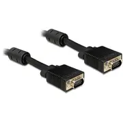 Delock Vga Hd15M/Hd15M dual-shielded w/2ferrite core 5M cable  De 82559 kabelis video audio