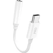 Dudao Audio adapter headphone Usb Type C to 3.5Mm mini jack White  6970379617335 56497 56497-Uniw dudao20200226110048 L16Cpro white