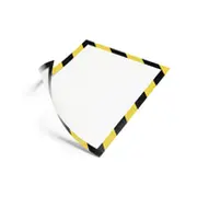 Durable Duraframe Magnetic Security A4 5St gelb/schwarz  4945130
