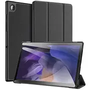 Dux Ducis domo magnet case grāmatveida maks planšetdatoram Samsung X200 / X205 Galaxy Tab A8 10.5 2021 melns  6934913043370 Dux-Du-Dom-X205-Bk planšetdatora soma