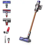 Dyson V10 Absolute handheld vacuum Bagless Copper  Nickel 448883 01 5025155088081 Cyclone Dys44888301 V10Absolute23 Putekļu sūcējs