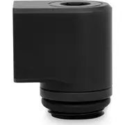 Ek Water Blocks Ek-Torque Micro Adapter 90 degrees G1/4 inch Ag to Ig - rotatable  black 3831109849682 ūdens dzesēšanas sistēmas piederumi