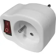 Elgotech Rozgaleznik wtyczkowy z wylacznikiem 1-Gniazdo z/u Rc-10W 5902694400423  Joinedit15723399