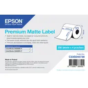 Epson Premium Matte Label Die Cutroll 210Mmx297Mm 200 Labels  C33S045738 uzlīmju printeris