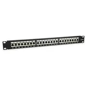Equip Patchpanel 24X Rj45 Cat6A 19 1He schwarz  326625