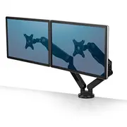 Fellowes Ergonomics arm for 2 monitors - Platinum series  black 8042501