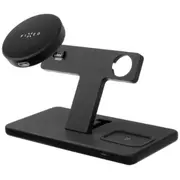 Fixed  Magpowerstation 3-In-1 wireless charging stand with Magsafe mount support Fixmpos-Bk Fixmpos Bk iekārtas lādētājs
