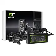 Green Cell Pro Charger Ac Adapter 19V 3.42A 65W for Asus F553 F553M F553Ma  Ad41P portatīvo datoru lādētājs