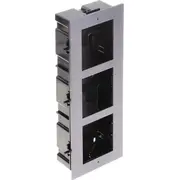 Hikvision Ds-Kd-Acf3  ramecek pro modularni interkom 3 moduly zapustna montaz Ds Kd Acf3 drošības sistēma