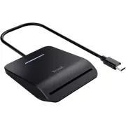 Id Karšu lasītājs Trust Primo Smartcard Reader Type-C 8713439260618  karšu