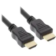 Inline High Speed Premium - Hdmi mit Ethernetkabel M bis 12.5 m Dreifachisolierung Schwarz  17512Q monitors