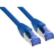 Inline Patchkabel Cat.6A  S/Ftp Pimf 500Mhz blue 10M 76800B tīkla kabelis