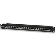 Intellinet patch panel 19 24 ports Stp kat. 6 Black  720038 Serveru aksesuāri