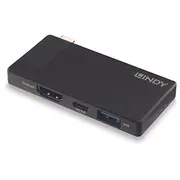 I/O Docking Station Usb-C/Dst-Micro 43336 Lindy  Dst-Micro Wired Usb 3.2 Gen 1 centrmezgli