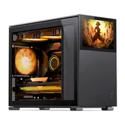 Jonsbo D31 Screen Micro-Atx Gehause  Tempered Glass - schwarz Std Black Sc Datora korpuss