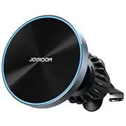 Joyroom magnetyczny uchwyt samochodowy bezprzewodowa ladowarka 15W na kratke wentylacyjna nawiew czarna Jr-Zs240 Pro  6956116793807 154655 154655-Uniw