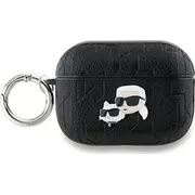 Karl Lagerfeld Klap2Pgkcpk Airpods Pro 2 2022/2023 cover czarny/black Monogram amp Choupette Head 13316998 3666339283582  Joinedit63118786
