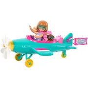 Lalka Barbie Samolot Chelsea  Htk38 bērnu rotaļlieta