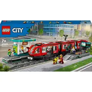 Lego City Miesto centro tramvajus ir stotelė 60423 5702017589190  Joinedit75683320 konstruktors