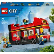 Lego City Raudonas dviaukštis apžvalgos autobusas 60407 5702017582894  Joinedit60986061 konstruktors
