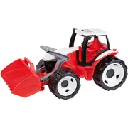 Lena Ciagnik z lyzka 62 cm czerwony - 02055  Rotaļu auto un modeļi