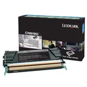 Lexmark C74X Black Return Programme Toner Cartridge  C746H1Kg toneris