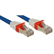 Lindy Patchkabel Cat6A Sstp / S/Ftp Pimf blau 5.00M 10Gbit  45377 tīkla kabelis