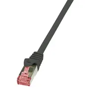 Logilink Cq2013S Cat6 S/Ftp Patchkabel Awg27 Pi Mf schw. 0 25M  tīkla kabelis
