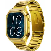 Maxcom Fw65 Iron S 4 95 cm 1.95AposApos Amoled 41 mm Cyfrowy Zloto 5908235977959  Joinedit68719188 Viedais pulkstenis smartwatch
