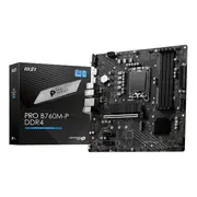 Mb Msi Intel 1700 Pro B760M-P  Ddr4 7E02 001R 4711377030991 Prob760M-Pddr4 pamatplate mātesplate
