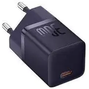 Mini wall charger Baseus Gan5 30W Purple  Ccgn070705 iekārtas lādētājs