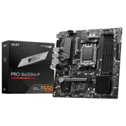 Msi Pro B650M-P  B650 Am5 mATX Ddr5 7E27 001R Prob650M-P pamatplate mātesplate