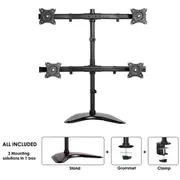 Neomounts Nm-D335D4Black Monitor stand 10-27  2207741 Q610657 Tv stiprinājums