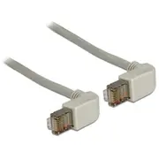 Patchkabel gewinkelt Delock Rj45 S/Ftp Cat5E 0.50M grau  83510 tīkla kabelis