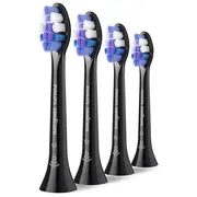 Sonicare S2 Sensitive zobu birstes uzgalis  4 gab melns Hx6054/88 8720689043724 mutes higiēnai