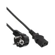 Stromkabel - Cee 7/7 S gewinkelt zu Iec 60320 C13 50 cm Schwa...  B 16651M Inline B-16651M adapteris