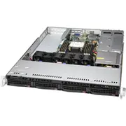 Supermicro Cse-815Tqc4-R504Wb3 - Intel/Amd Rack 1U Schwarz Ventilatorausfall Hdd Lan Leistung System 4 Lufter cm Cse-  Cse 815Tqc4 R504Wb3