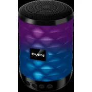 Sven Ps-55  black power output 5W Rms Tws Bluetooth Fm Usb microSD lithium battery Sv-021146 6438162021146 Ps 55 pārnēsājamais skaļrunis