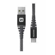 Swissten Kevlar Kabelis Usb / Usb-C 1.5M 60W  8595217481497 71541010 kabelis