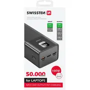 Swissten Power Line Bank Ārējas Uzlādes Baterija 50 000 mAh / 100W  22013942 Powerbank mobilā uzlādes iekārta