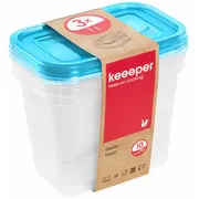 Trauks ediena uzglab. Keeeper Fredo 1L 3Gab. 330153  4052396045895 3067463200000 Gre000247 Virtuves piederumi