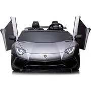 Triton Lamborghini Aventador Sv na akumulator dla 2 dzieci Szary  Silnik bezszczotkowy Pompowane kola Audio Led Pa.a8803.Strong.sza 5903864940503 Joinedit64990413