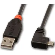 Usb 2.0 Typ A/Micro-B 90  2M Mini-B Stecker rechts 31977 kabelis