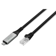 Usb-C - Rj45 cable Ak-300601-020-S  Ak 300601 020 S tīkla kabelis