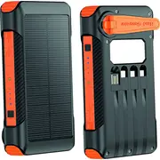 2Go Notfall-Powerbank 10000Mah Solar- Handkurbel-Aufla.  797255 Powerbank mobilā uzlādes iekārta
