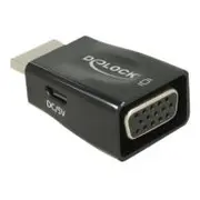 65902 Hdmi A Vga Schwarz Kabelschnittstellen-/Adapter  kabelis vads