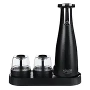 Adler  Electric Salt and pepper grinder Ad 4449B Grinder 7 W Housing material Abs plastic Lithium Mills with ceramic querns Ch 4449 black 13151604 5903887809764 Ad4449B