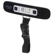 Adler  Travel Luggage Scale Ad 8190 Maximum weight Capacity 50 kg Accuracy 10 g Black 5905575903761 Svari