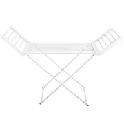 Adler Foldable electric clothes drying rack  Ad 7821 220 W Silver/White Ip22 5903887809641 gludināmais dēlis veļas žāvētājs
