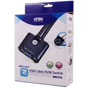 Aten Cs22U Kvm switch Black  Cs 22U komutators